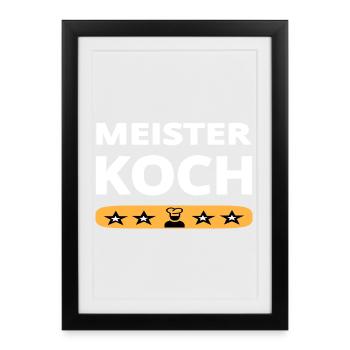 Cook - Framed poster (27 × 37 cm) - black - Front