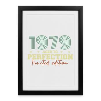 1979 - Framed poster (27 × 37 cm) - black - Front