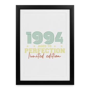 1994 - Affiche encadrée (27 × 37 cm) - noir - Devant