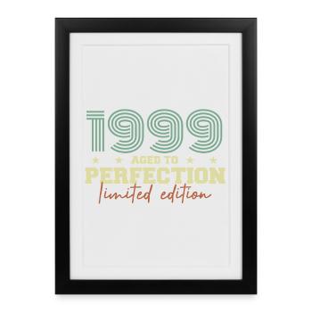 1999 - Affiche encadrée (27 × 37 cm) - noir - Devant