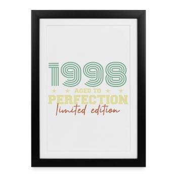1998 - Framed poster (27 × 37 cm) - black - Front