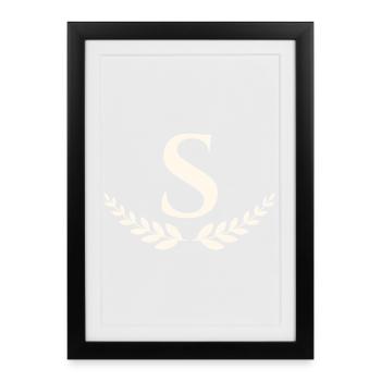 s - Framed poster (27 × 37 cm) - black - Front