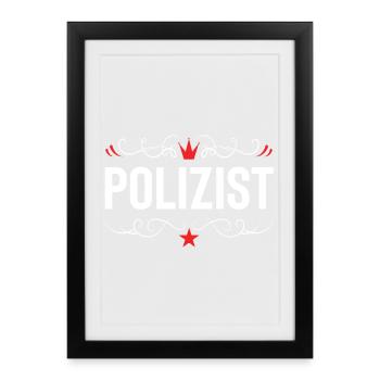 Programmierer Beruf - Gerahmtes Poster (27 × 37 cm) - Schwarz - Vorne