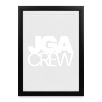 Bachelor Crew Bachelor Party - Framed poster (27 × 37 cm) - black - Front