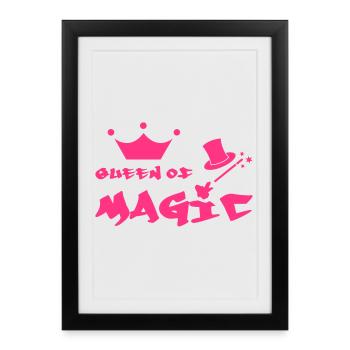 Queen of Magic - Framed poster (27 × 37 cm) - black - Front