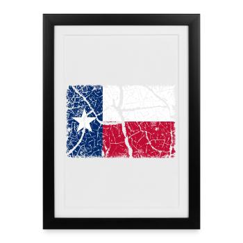 Texas Vintage - Framed poster (27 × 37 cm) - black - Front