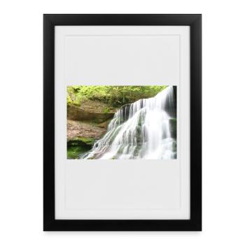 Cascade Waldzauber / Hörschbach - Affiche encadrée (27 × 37 cm) - noir - Devant