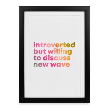 New Wave New Wave New Wave - Framed poster (27 × 37 cm) - black - Front