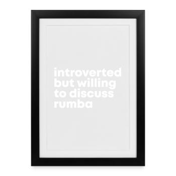 Rumba Rumba Rumba - Affiche encadrée (27 × 37 cm) - noir - Devant