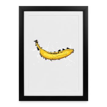 Banana - Framed poster (27 × 37 cm) - black - Front