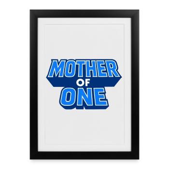 Mother of One - Framed poster (27 × 37 cm) - black - Front