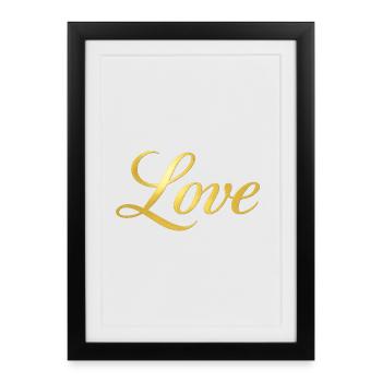NEU – Love & Light: Eine zeitlose Kollektion! - Gerahmtes Poster (27 × 37 cm) - Schwarz - Vorne