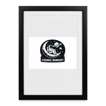 Cosmic Mindset - Framed poster (27 × 37 cm) - black - Front