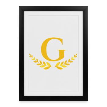 g - Affiche encadrée (27 × 37 cm) - noir - Devant