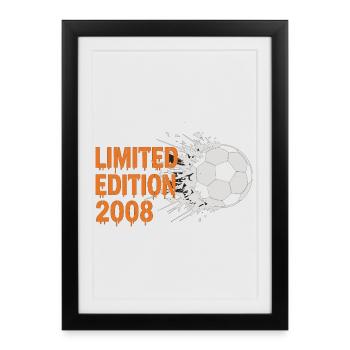 Football 2008 Birthday Limited Edition - Framed poster (27 × 37 cm) - black - Front