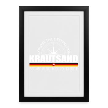 Sable de chou - Affiche encadrée (27 × 37 cm) - noir - Devant