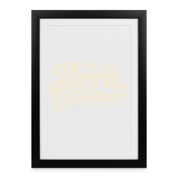 Born in May 2006 - Geburtstag - Geschenk - Gerahmtes Poster (27 × 37 cm) - Schwarz - Vorne