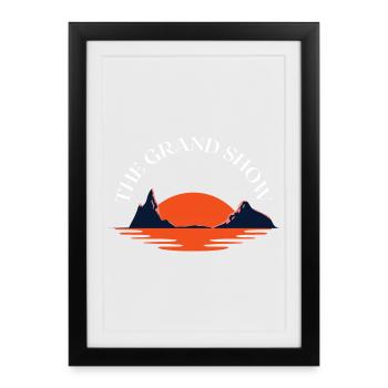 Le Grand Spectacle Sunset Ridge - Affiche encadrée (27 × 37 cm) - noir - Devant