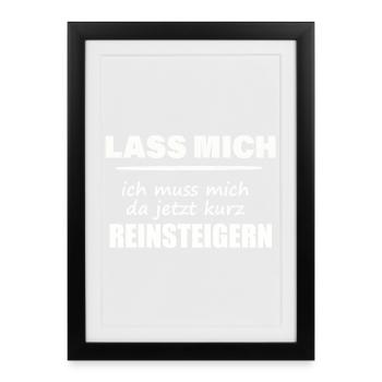 LET ME GO - Framed poster (27 × 37 cm) - black - Front