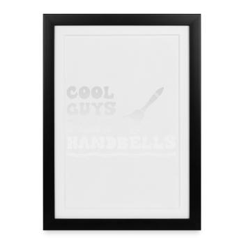 Choir Music Instrument Handbell Choir - Framed poster (27 × 37 cm) - black - Front