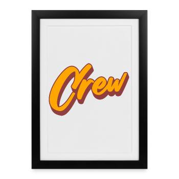 équipage - Affiche encadrée (27 × 37 cm) - noir - Devant