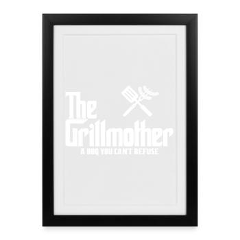 The Grillmother (dark) - Framed poster (27 × 37 cm) - black - Front