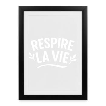 Breathes Natural Life - Framed poster (27 × 37 cm) - black - Front