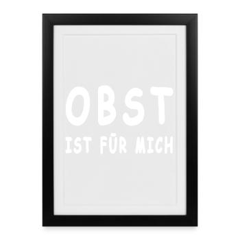 Fruit - Framed poster (27 × 37 cm) - black - Front