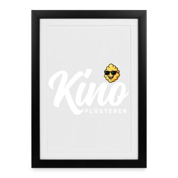 Chuchoteur de Cinéma - Affiche encadrée (27 × 37 cm) - noir - Devant