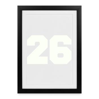 26 - Framed poster (27 × 37 cm) - black - Front