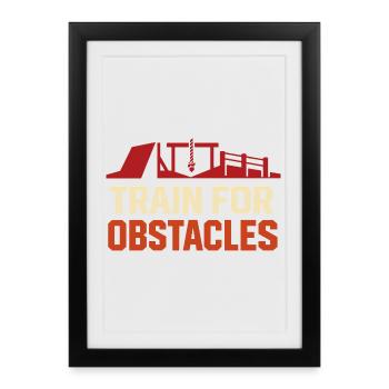 Obstacle Course Racer Obstacle Course Ocr - Framed poster (27 × 37 cm) - black - Front