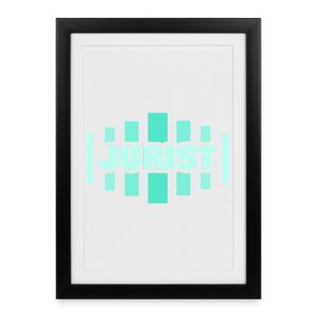 Gift for Lawyer - Framed poster (27 × 37 cm) - black - Front