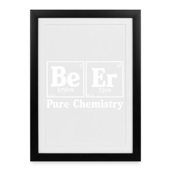 Pure Chemistry 2 - Framed poster (27 × 37 cm) - black - Front