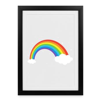 Cosmic Rainbow Arch - Framed poster (27 × 37 cm) - black - Front