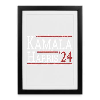 Kamala Harris Election 2024 I - Framed poster (27 × 37 cm) - black - Front