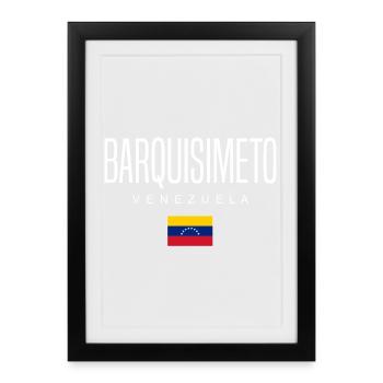 Barquisimeto Venezuela - Framed poster (27 × 37 cm) - black - Front