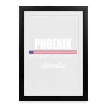 Phoenix - Framed poster (27 × 37 cm) - black - Front