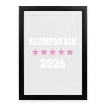 Plumber 2026 Profession Job Work Training Apprenticeship - Framed poster (27 × 37 cm) - black - Front
