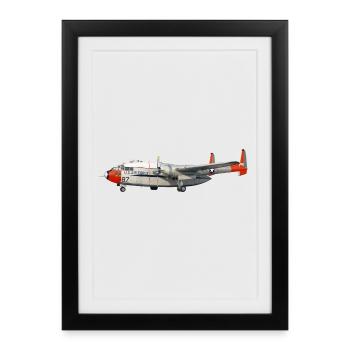 C-119 - Framed poster (27 × 37 cm) - black - Front