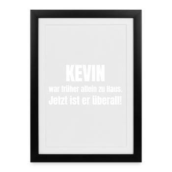 Kevin alone at home - Framed poster (27 × 37 cm) - black - Front