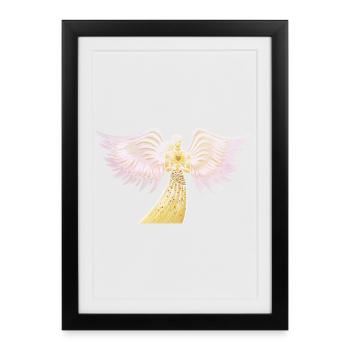 Porteur de lumière - Sonja Ariel von Staden - Affiche encadrée (27 × 37 cm) - noir - Devant
