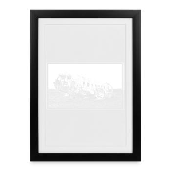 The plane wreck - Framed poster (27 × 37 cm) - black - Front
