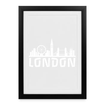 London Calling - Framed poster (27 × 37 cm) - black - Front