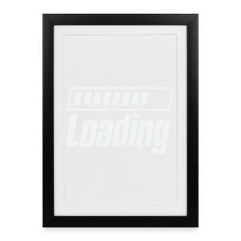 Loading Loading Bar - Framed poster (27 × 37 cm) - black - Front