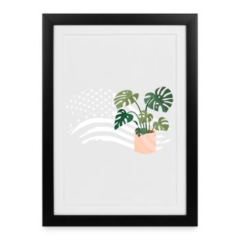 American Flag Plant Lover Plants - Framed poster (27 × 37 cm) - black - Front