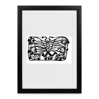 Hidden Glances - Framed poster (27 × 37 cm) - black - Front