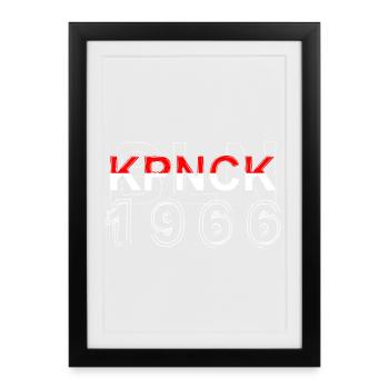 Berlin Köpenick vintage 1966 55th birthday - Framed poster (27 × 37 cm) - black - Front