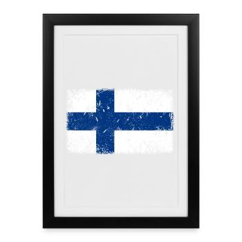 Finland - Framed poster (27 × 37 cm) - black - Front