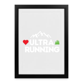 Ultra Running – My Love - Framed poster (27 × 37 cm) - black - Front