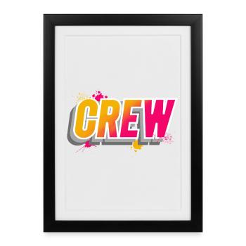 équipage - Affiche encadrée (27 × 37 cm) - noir - Devant